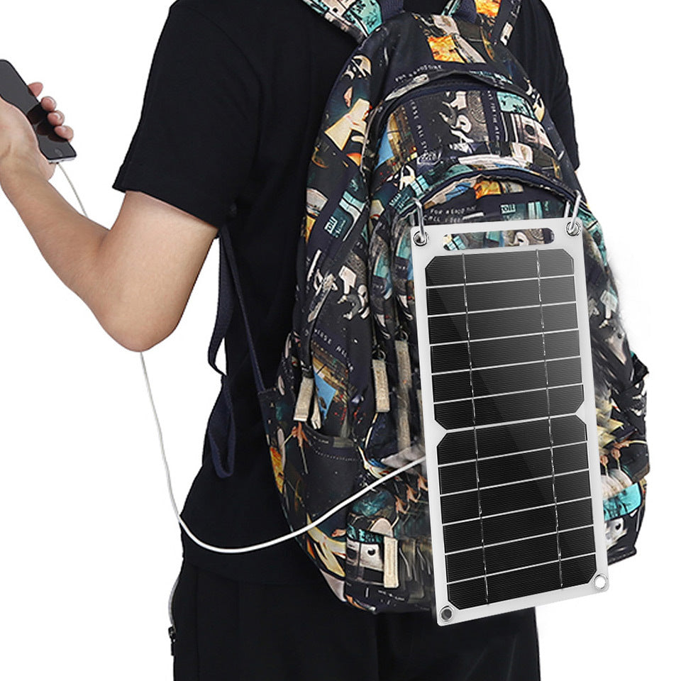 6W Backpack-Attachable Solar Charging Panel