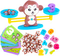Monkey Balance Math Game Counting Toy for Kids Ages 3+ 64 Pieces