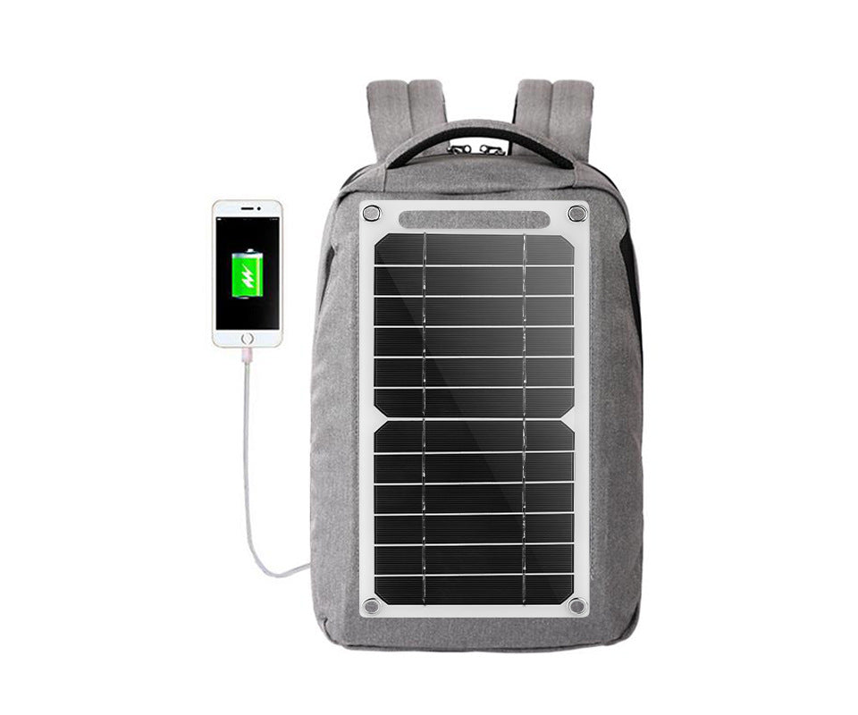 6W Backpack-Attachable Solar Charging Panel